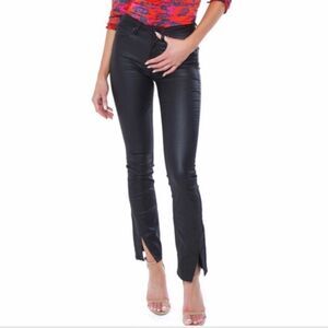 Free people We the free black Spellbound Coated Bootcut Jeans size 24